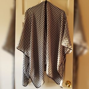 Gingham Shawl/Wrap